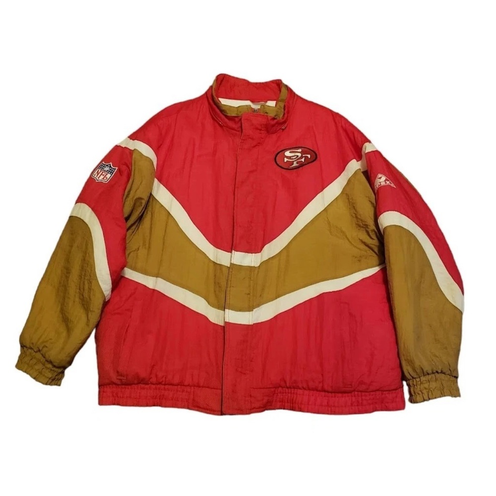 Vintage San Francisco 49ers Jacket NFL Authentic Pro Line  Apex One Mens XL HUGE